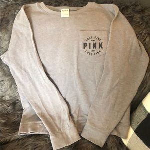 Gray Vs pink sweatshirt size Xs